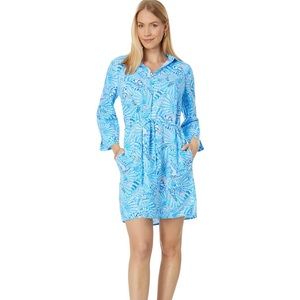 Lilly Pulitzer Pilar Linen Tunic Dress XL